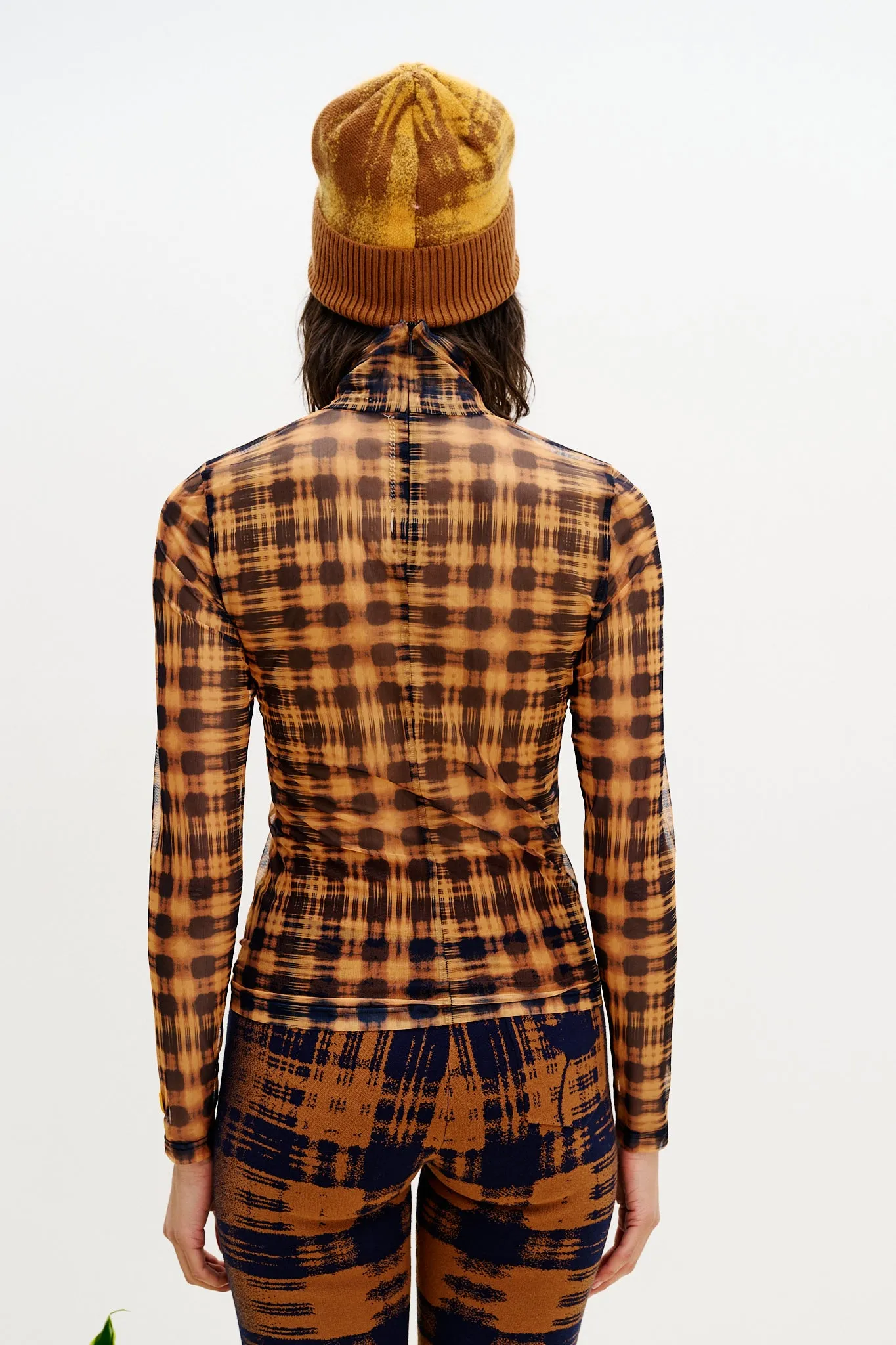 Flexible Ribbed Cuffs SULLEY TURTLENECK TOP