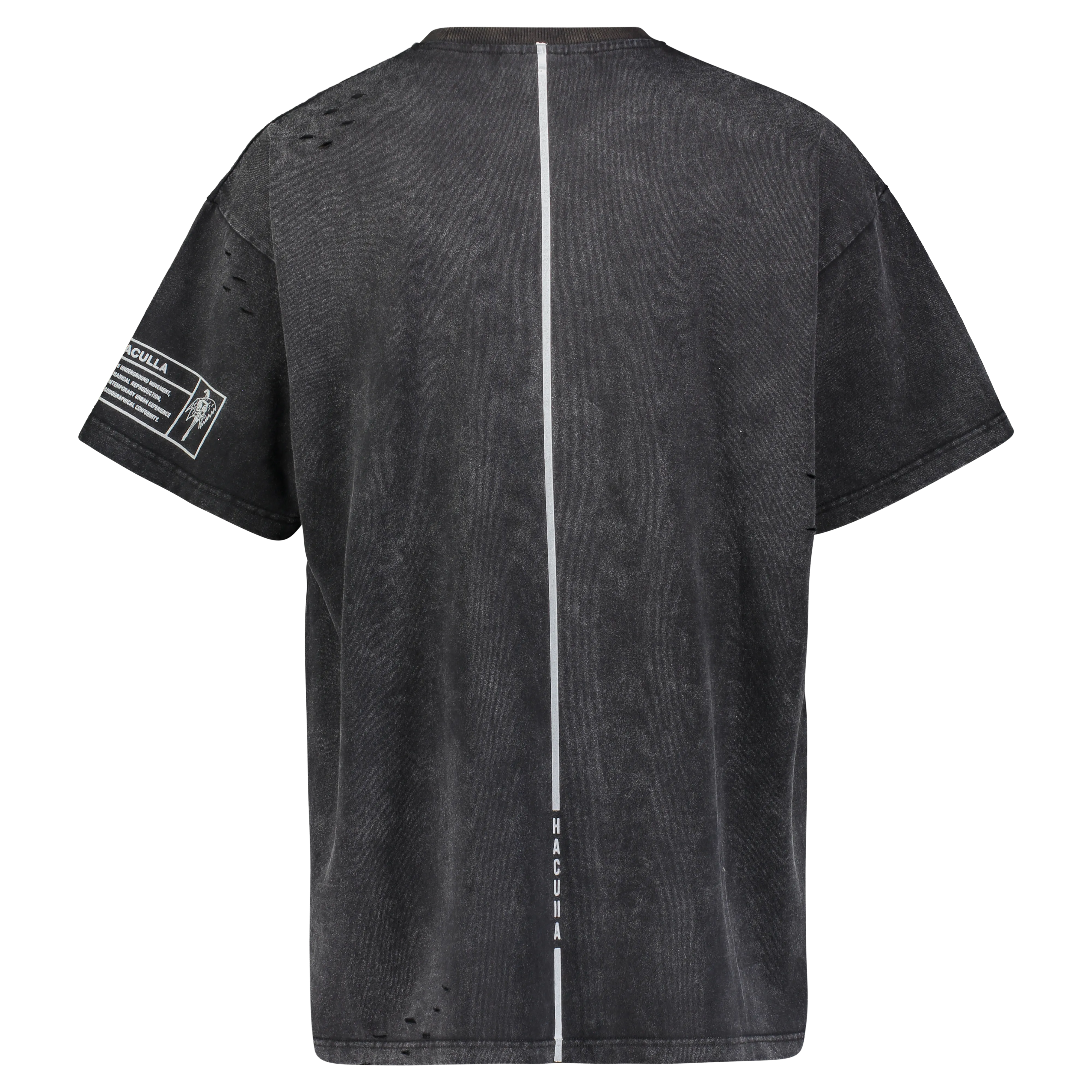 SUPER WOKE VINTAGE TEE BLACK Ribbed Neckline MoistureControlFibers