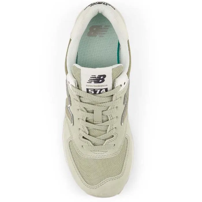 Chill Style Street Fashioned Womens New Balance 574 v2 in Olivine/Dark Stoneware/Turtledove