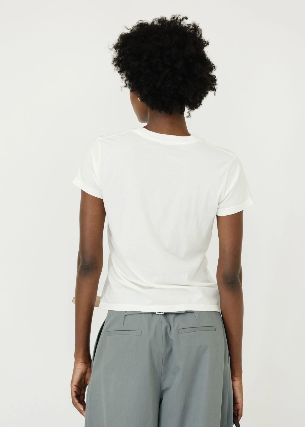 BreathableMeshPanel ElasticEdgeBinding MOTHER The Boxy Goodie Goodie Tee in Lil Firecracker