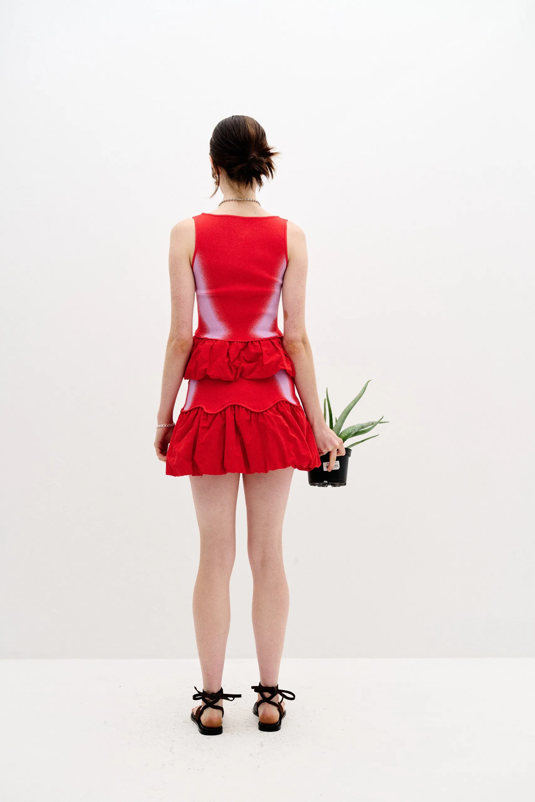 LILY MIXED MEDIA TANK TOP Tagless Comfort Collar