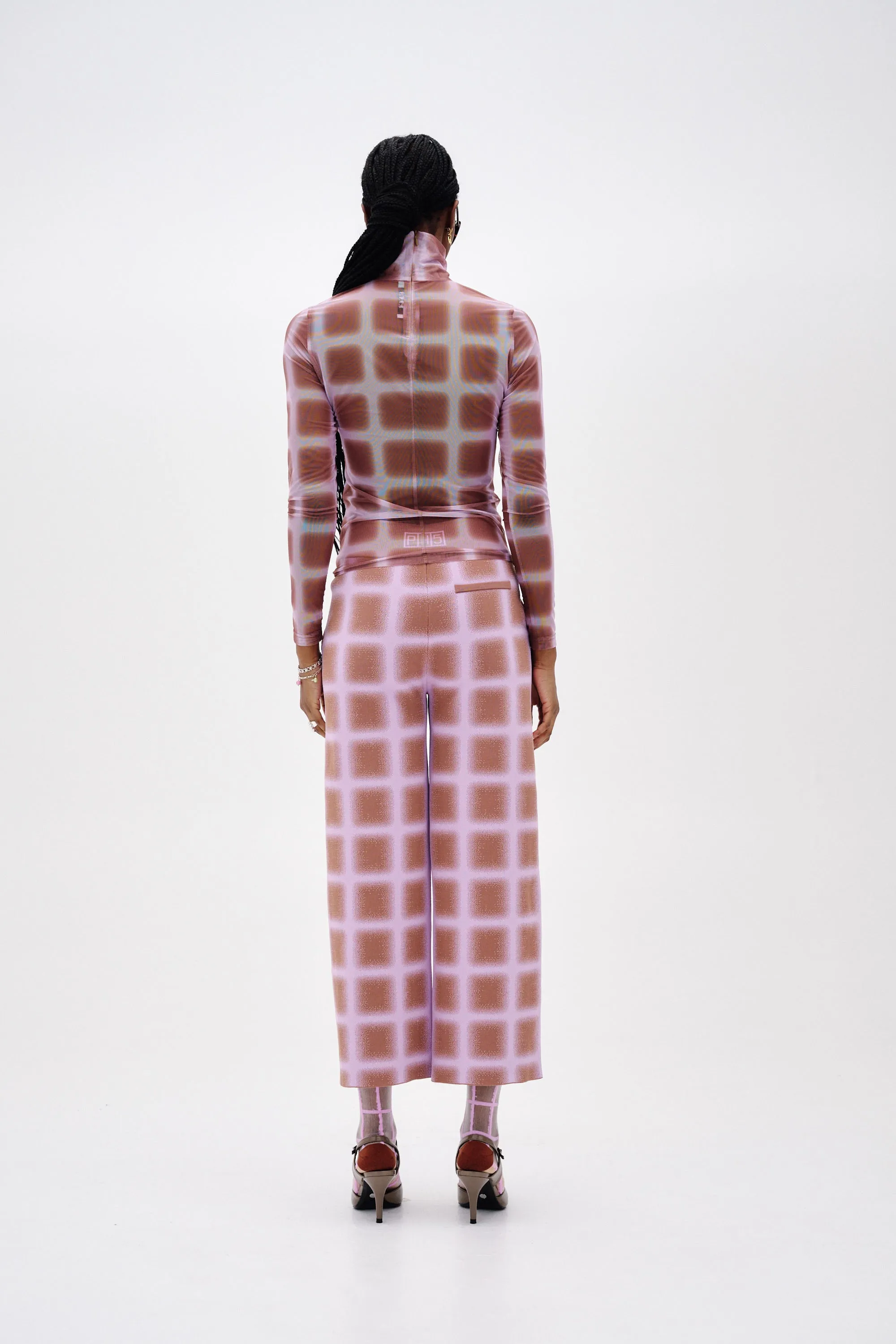 THYME WIDE LEG CROPPED PANTS Travel Ready