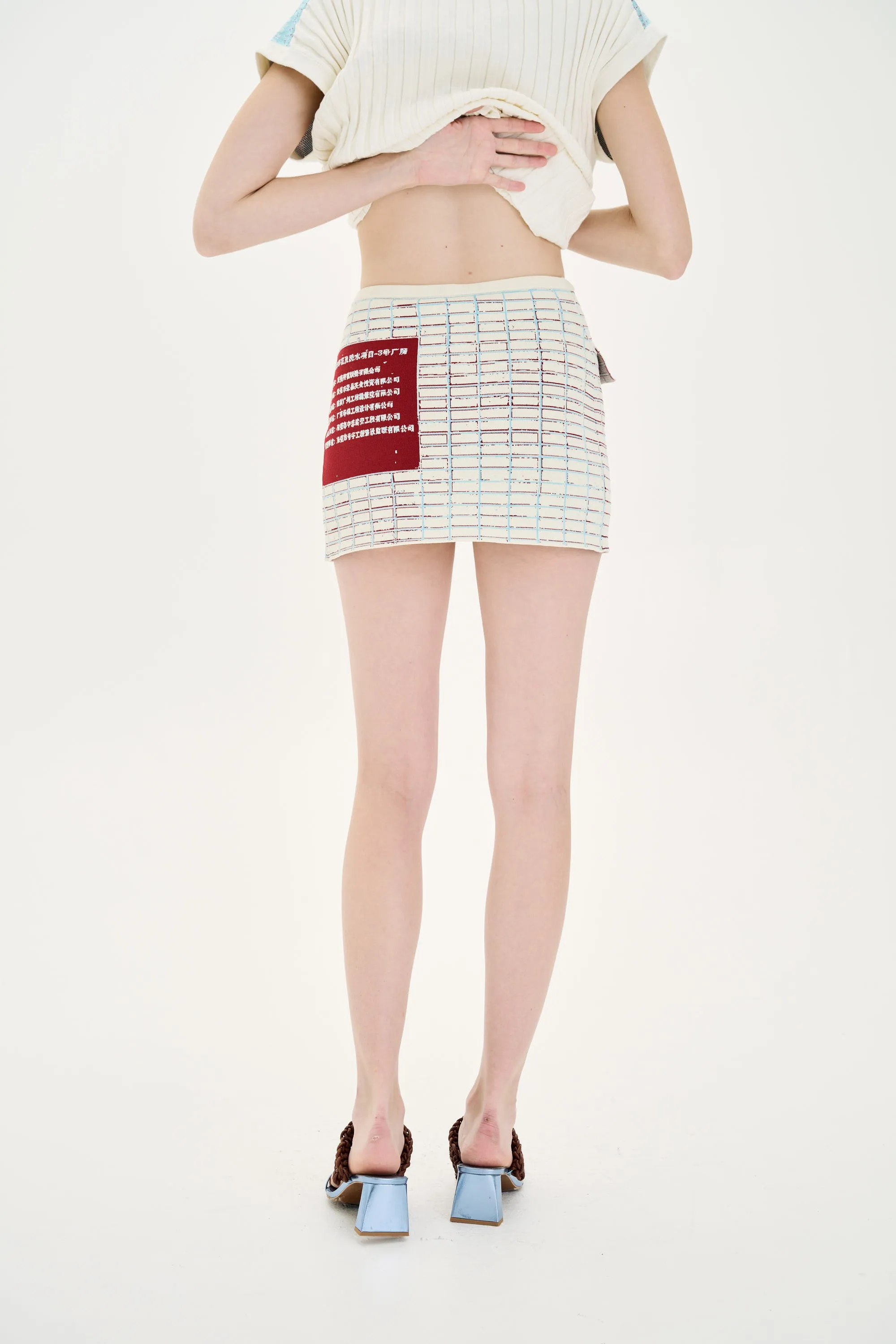 Chic Look Core Cut EILA PLAID PRINT SKORTS