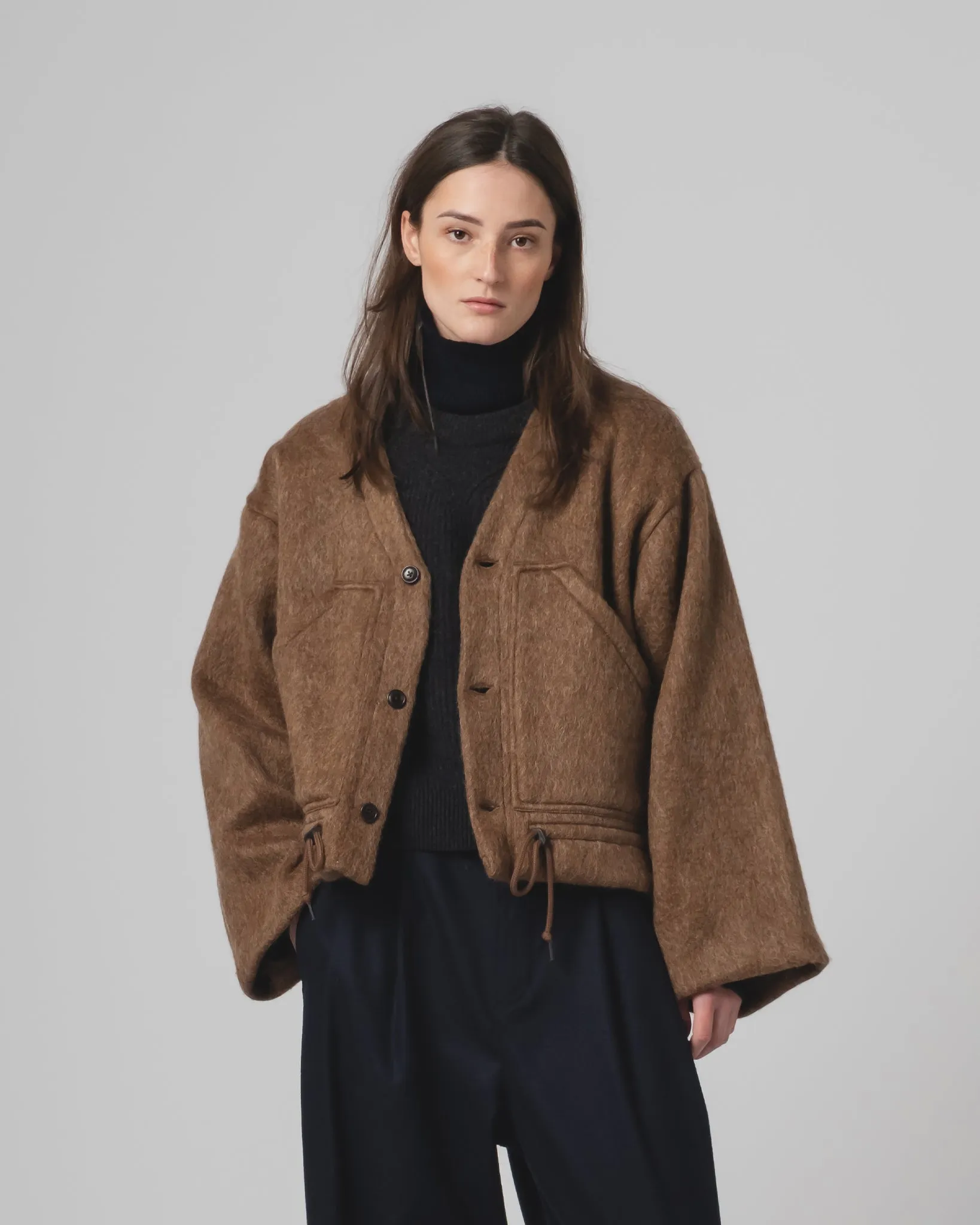 Weatherproof Barrier G.o.D Reactor Jacket Mohair Fleece Java Brown