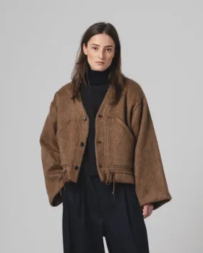 Weatherproof Barrier G.o.D Reactor Jacket Mohair Fleece Java Brown