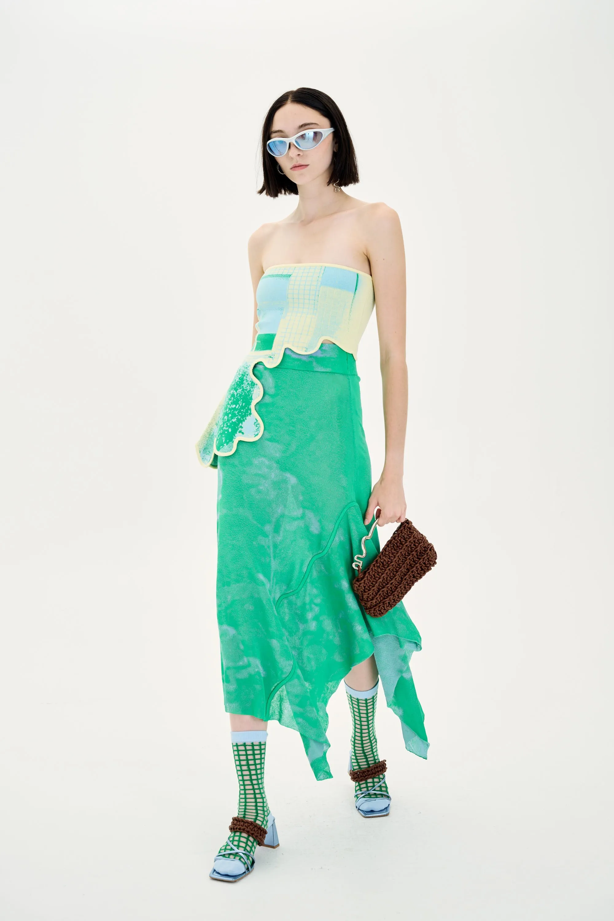 TAURUS FLOWER PRINT MAXI SKIRT Comfort Style Lounge-friendly