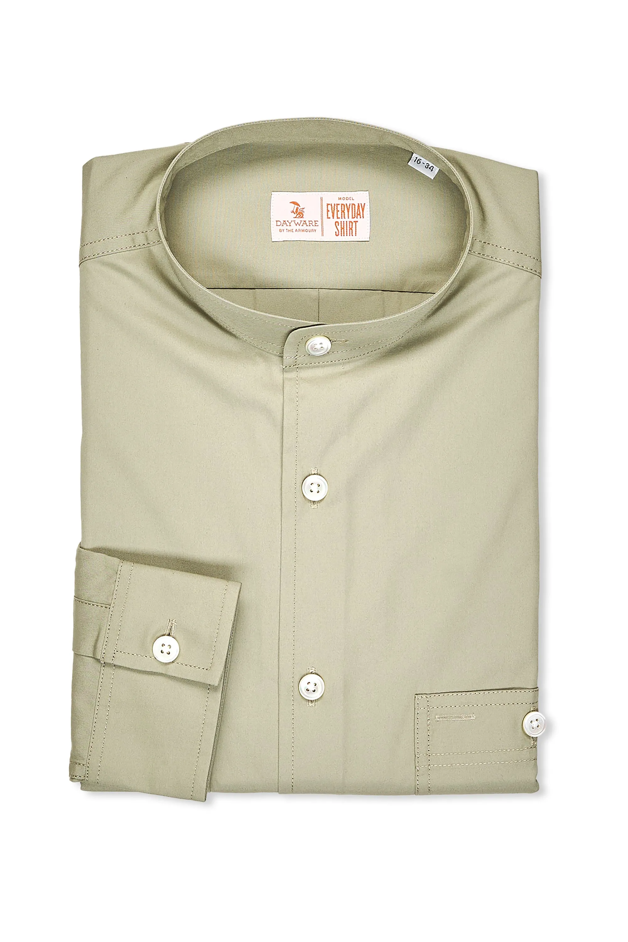 Layering Essential Relaxed Vibe The Armoury Sage Cotton Everyday Shirt