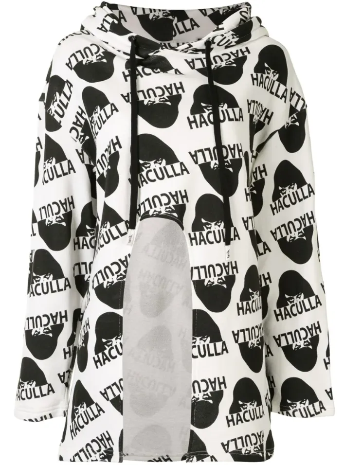 WATCHING YOU HOODIE  OFF WHITE Brushed Interior Muskrat like