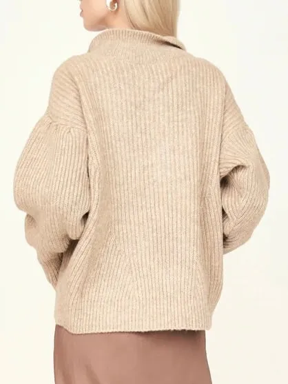 Mirth Jackson Sweater in Camel Comfy Must-Have