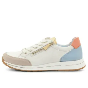 Womens Ara Oleanna in Cream/Vanilla/Aqua/Peach Comfy Walk Meal Go