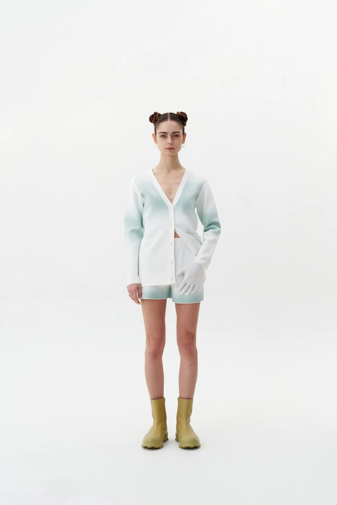 TALESTO "SPRAY PAINTED" SHORTS WITH POCKET Flexible Leg