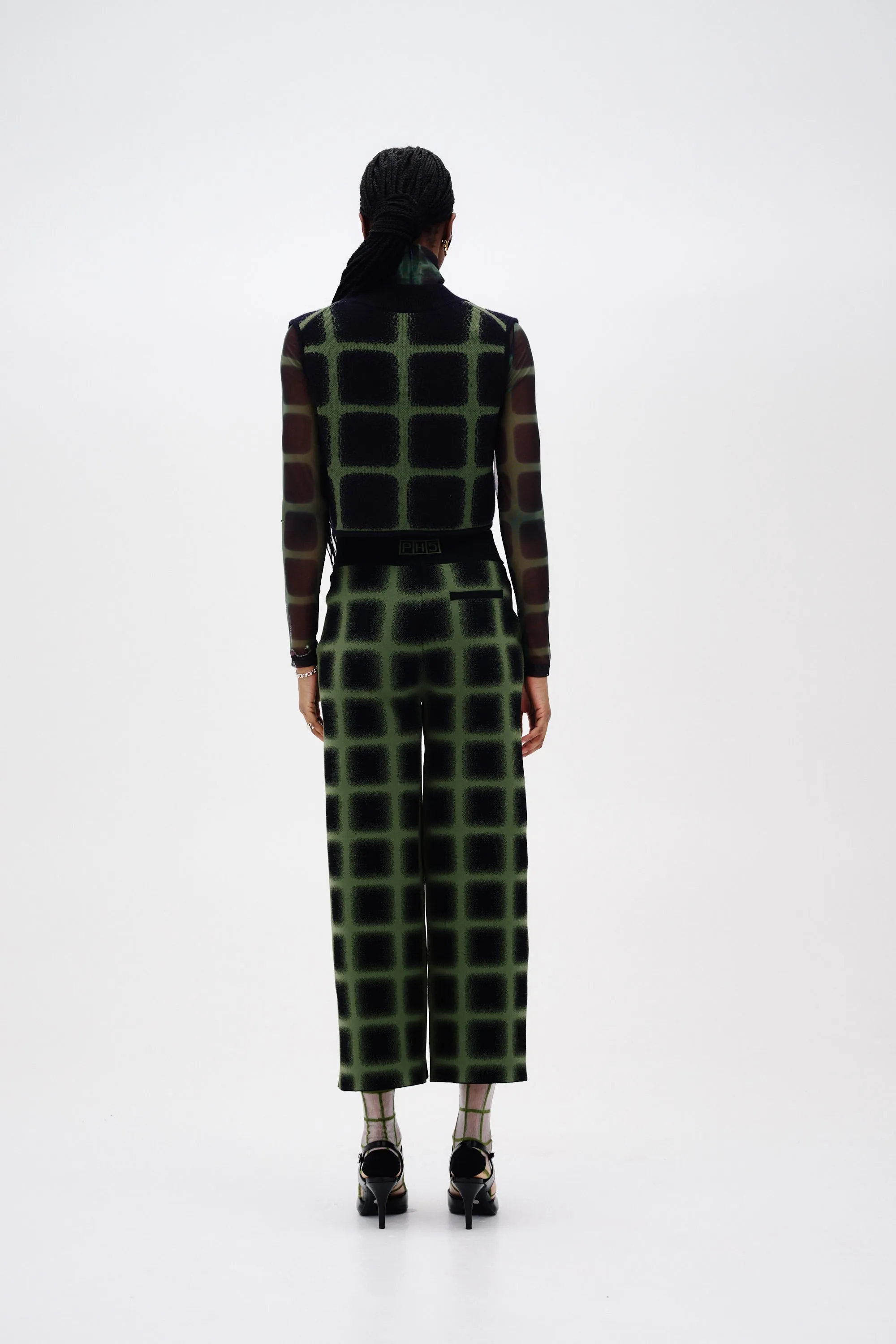 THYME WIDE LEG CROPPED PANTS Core Comfort Relax Fit Wear