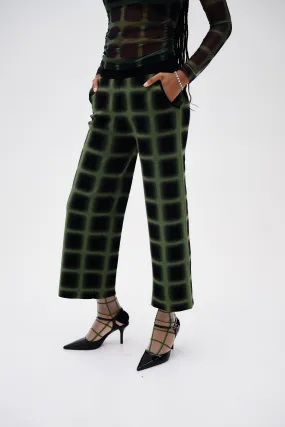 Relax Fit Wear Breathable Base THYME WIDE LEG CROPPED PANTS