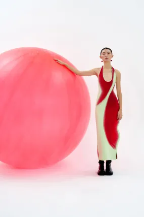 Pure Lines Quick-Dry NOAH HALTER NECK LONG DRESS