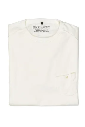 Nigel Cabourn Off White 9.5oz Basic T-shirt Effortless Style Travel-friendly