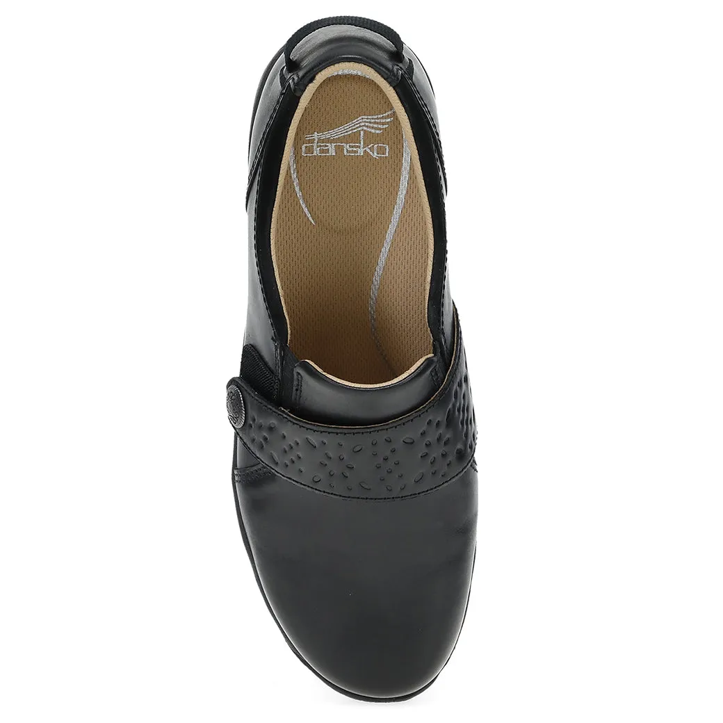 Womens Dansko Sallie Wide in Black Free Step