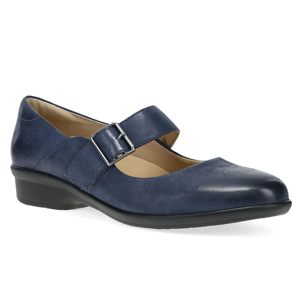 Womens Dansko Collette in Navy Commute Look