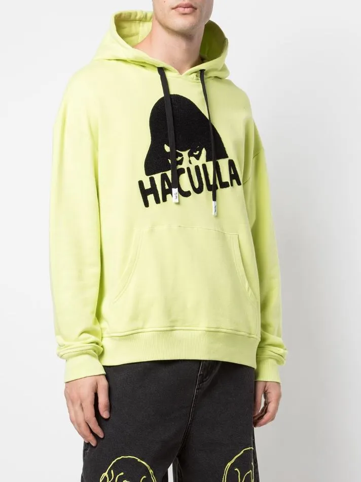 Style Sense Warm Fit GLOSS DROP SHOULDER HOODIE LIME