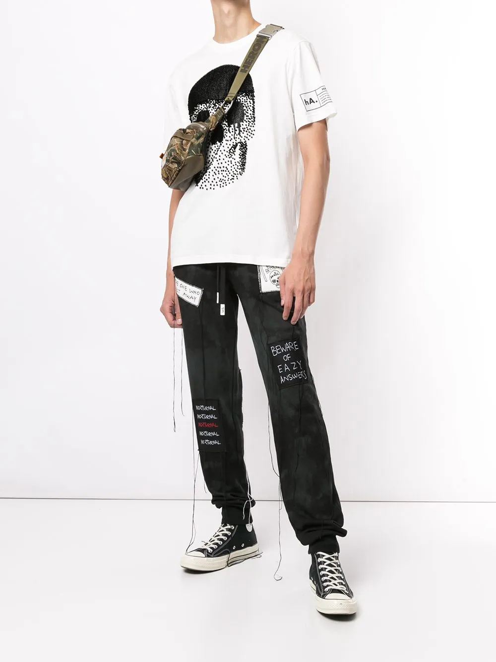 SKULL MYSTERY TEE OFF WHITE Fashionable Look Best Seller