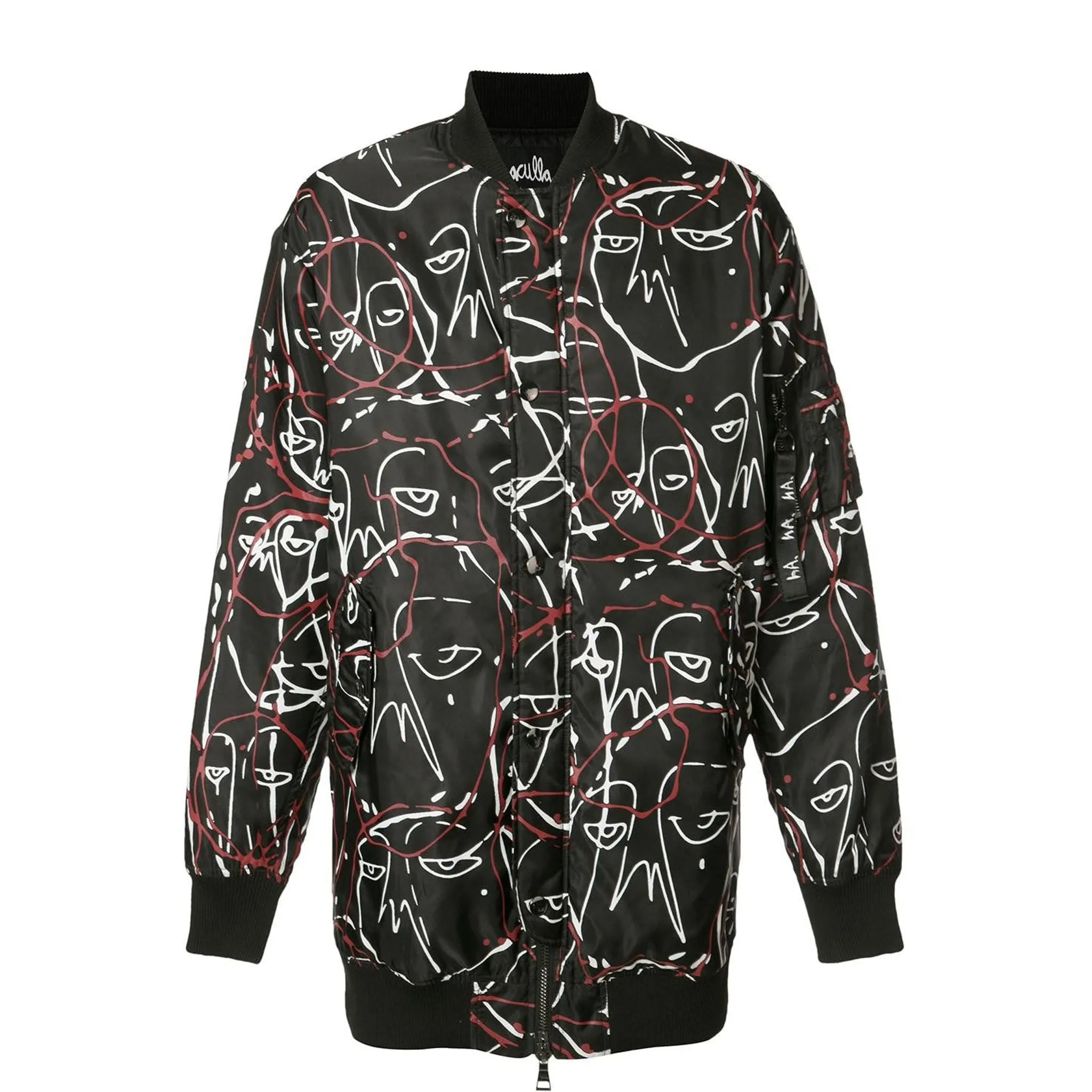 ONE OF A KIND BLOODWORK DROP SLV Fire Retardant Treated Fabric stain resistant coating