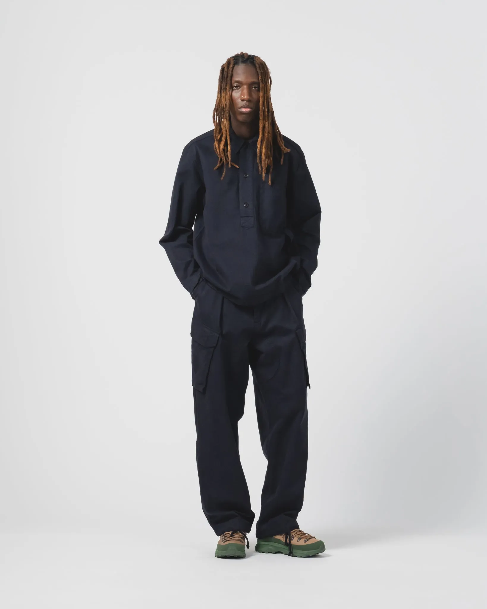 Trooper Pants Gabardine Satin Inkt Active Appeal