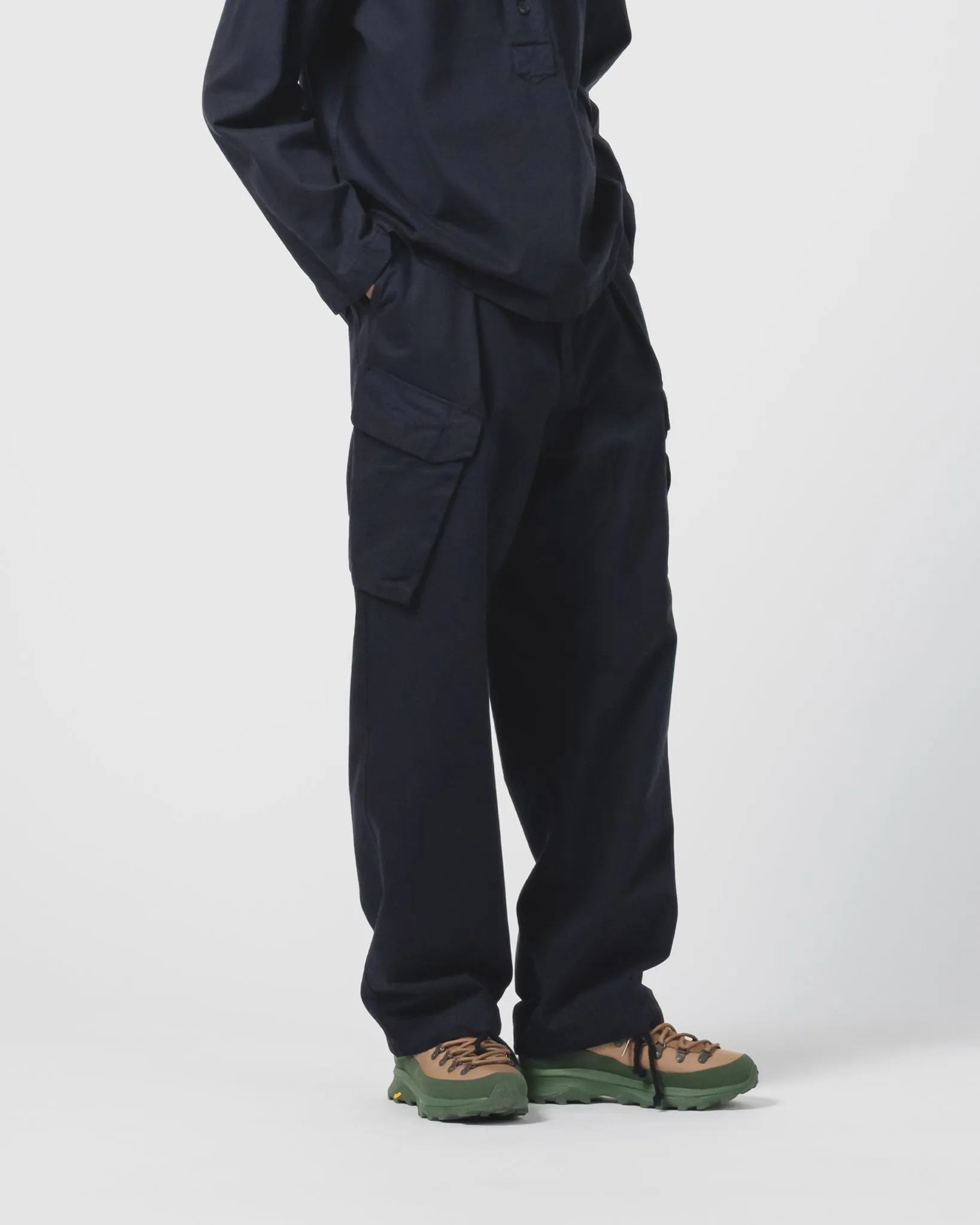 No Fuss Fit Indoor Comfort Trooper Pants Gabardine Satin Inkt