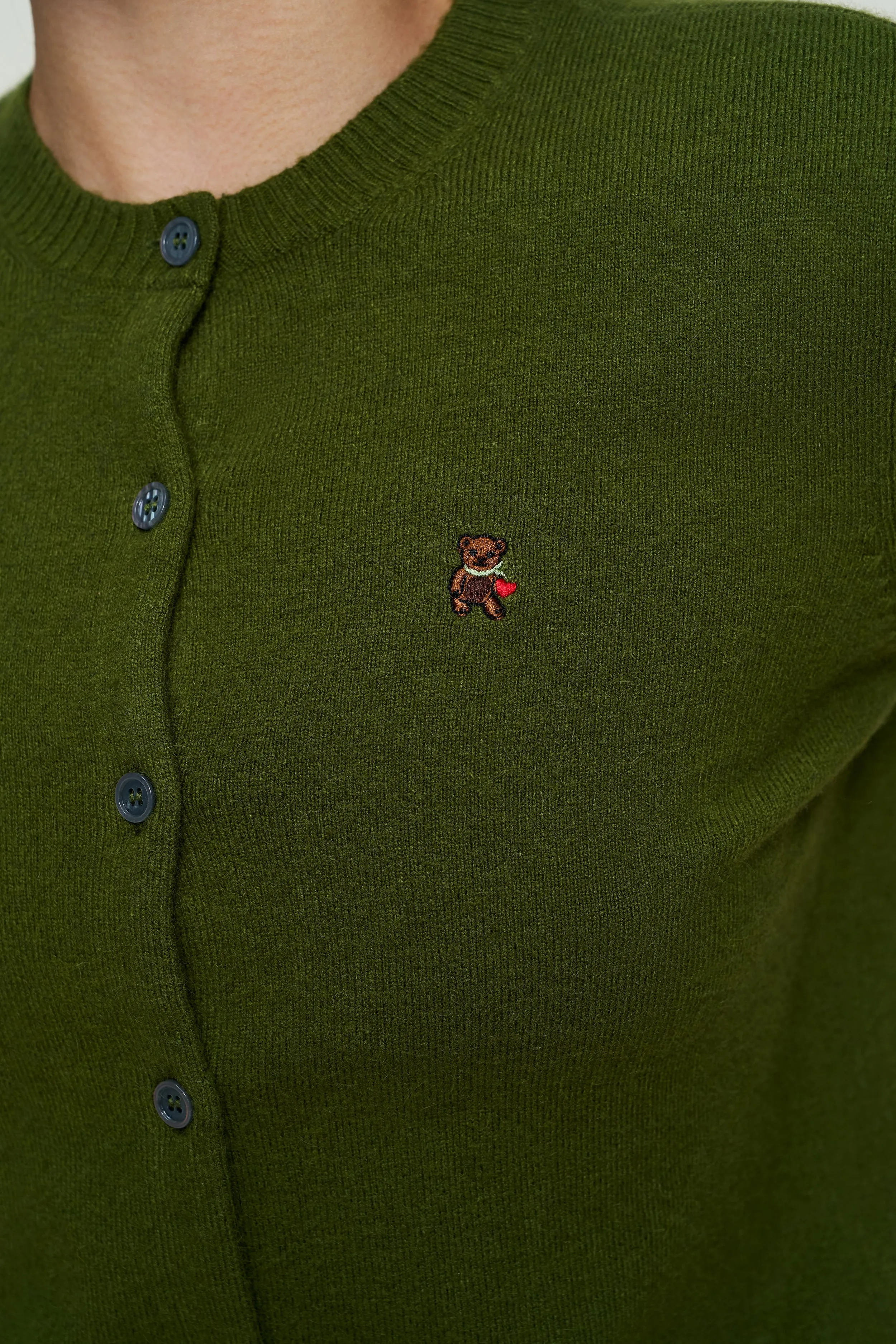 Comfy and Cozy Essential Knit Style June Relaxed Wool Cardigan