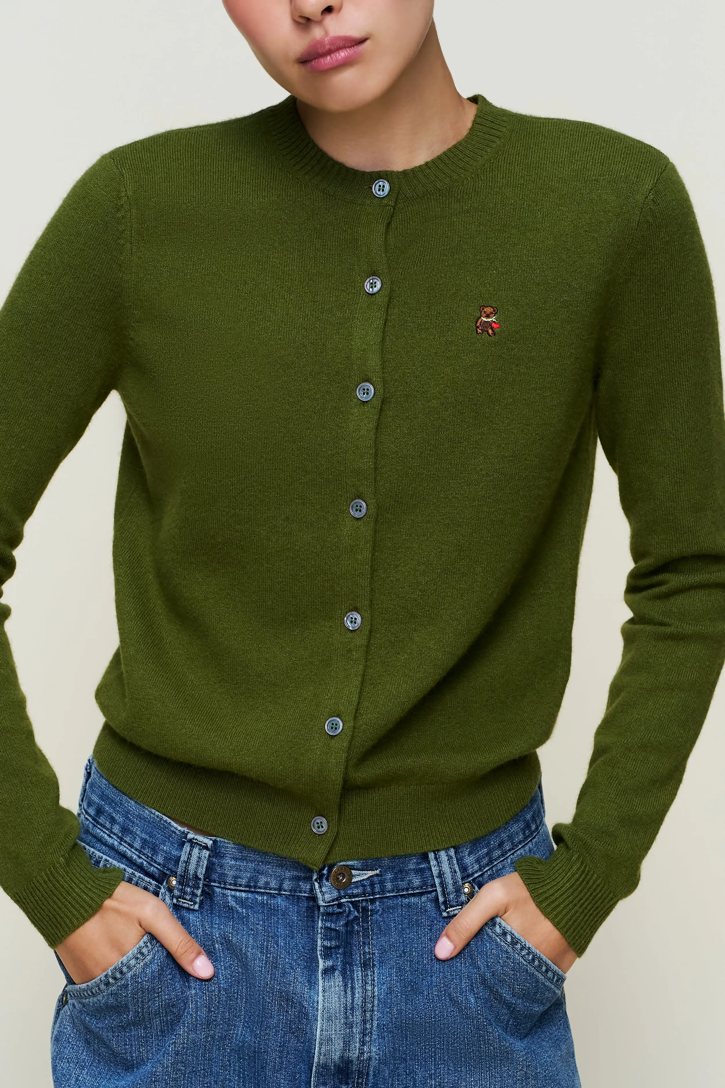 All-Purpose Knit Seasonal Warmth June Relaxed Wool Cardigan