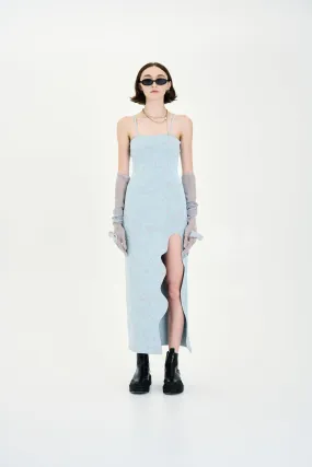 HEATHER SEQUINS PRINT MAXI TANK DRESS Trendy Layer