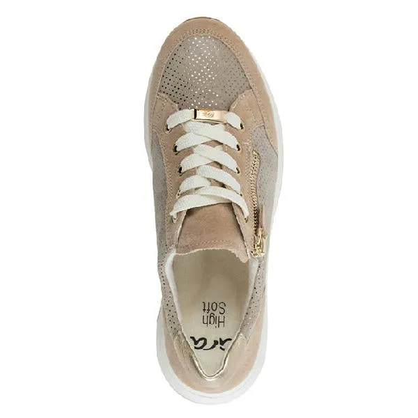 Womens Ara Oleanna in Sand Puntikid Cloud Step