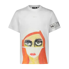 Abrasion Resistant Fabric STAYING ALIVE TEE OFF WHITE