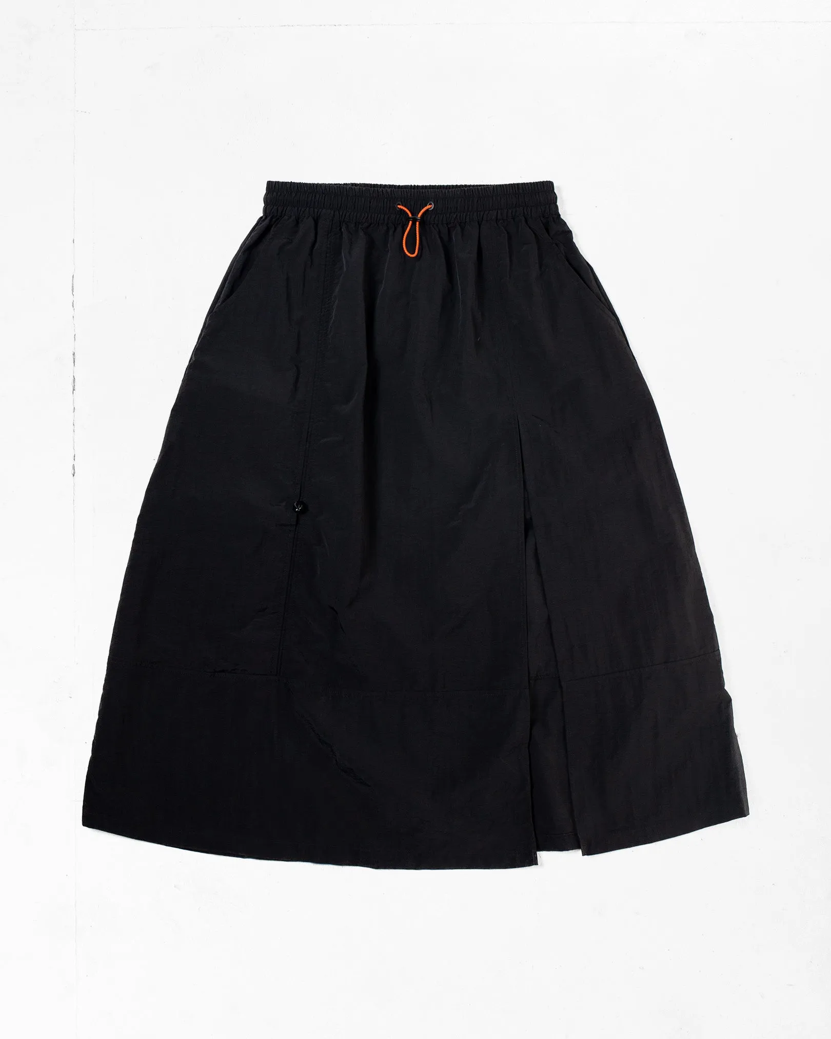 Side Pockets Unisex Nylon Skirt
