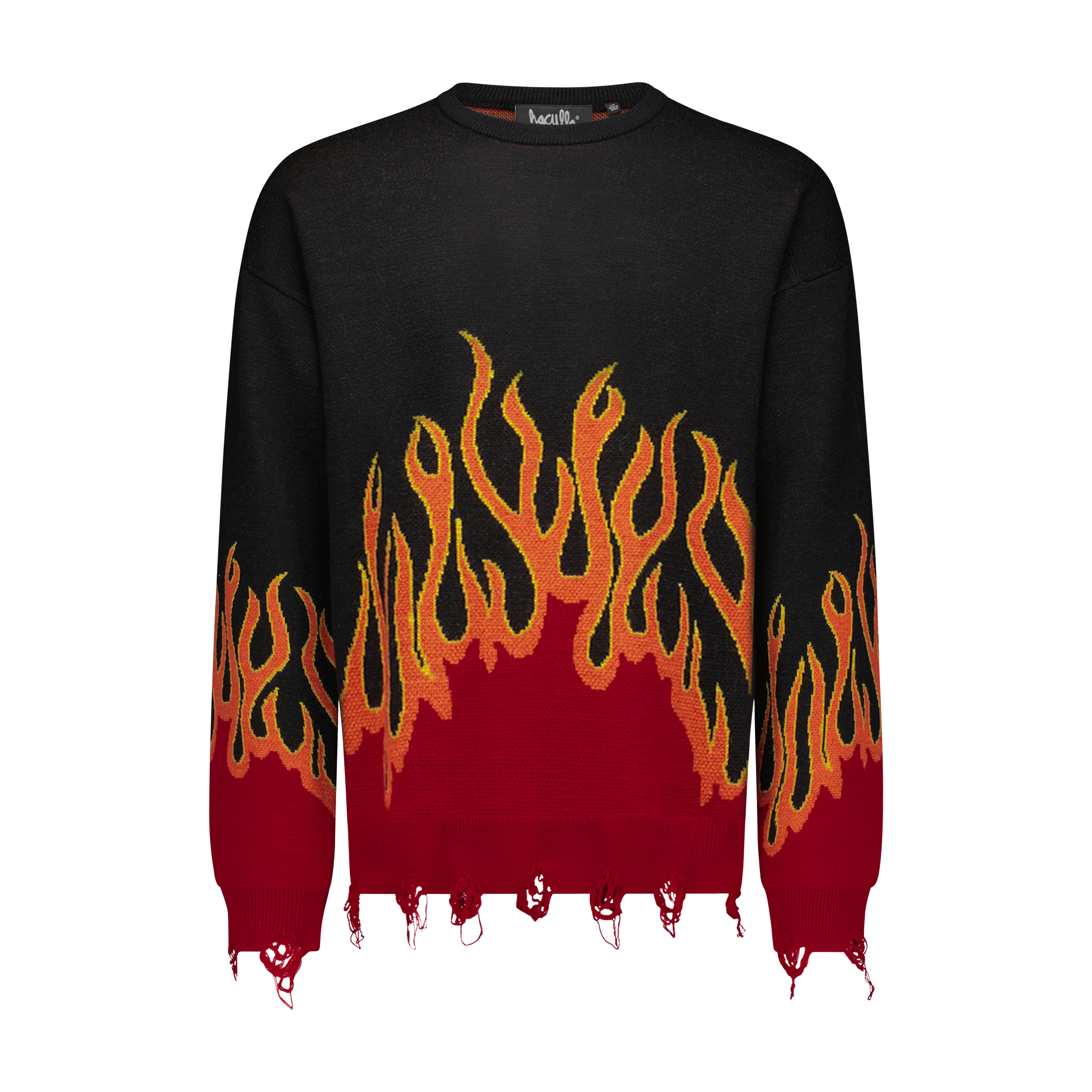 UP IN FLAMES SWEATER Stretch Waist