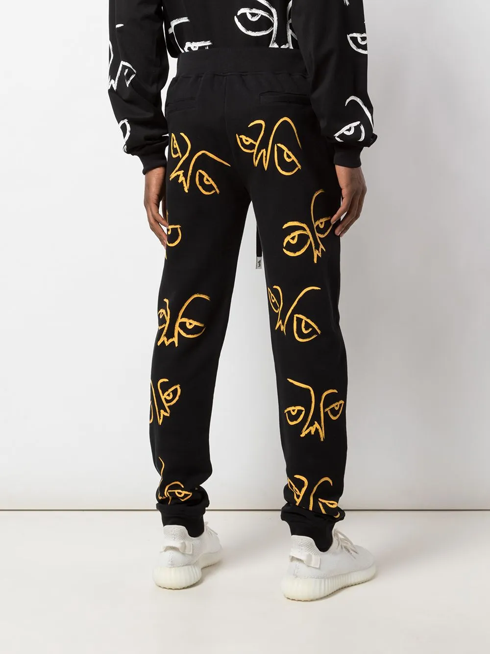 Contoured Panel Design STROKE OF A KIND KNIT JOGGER