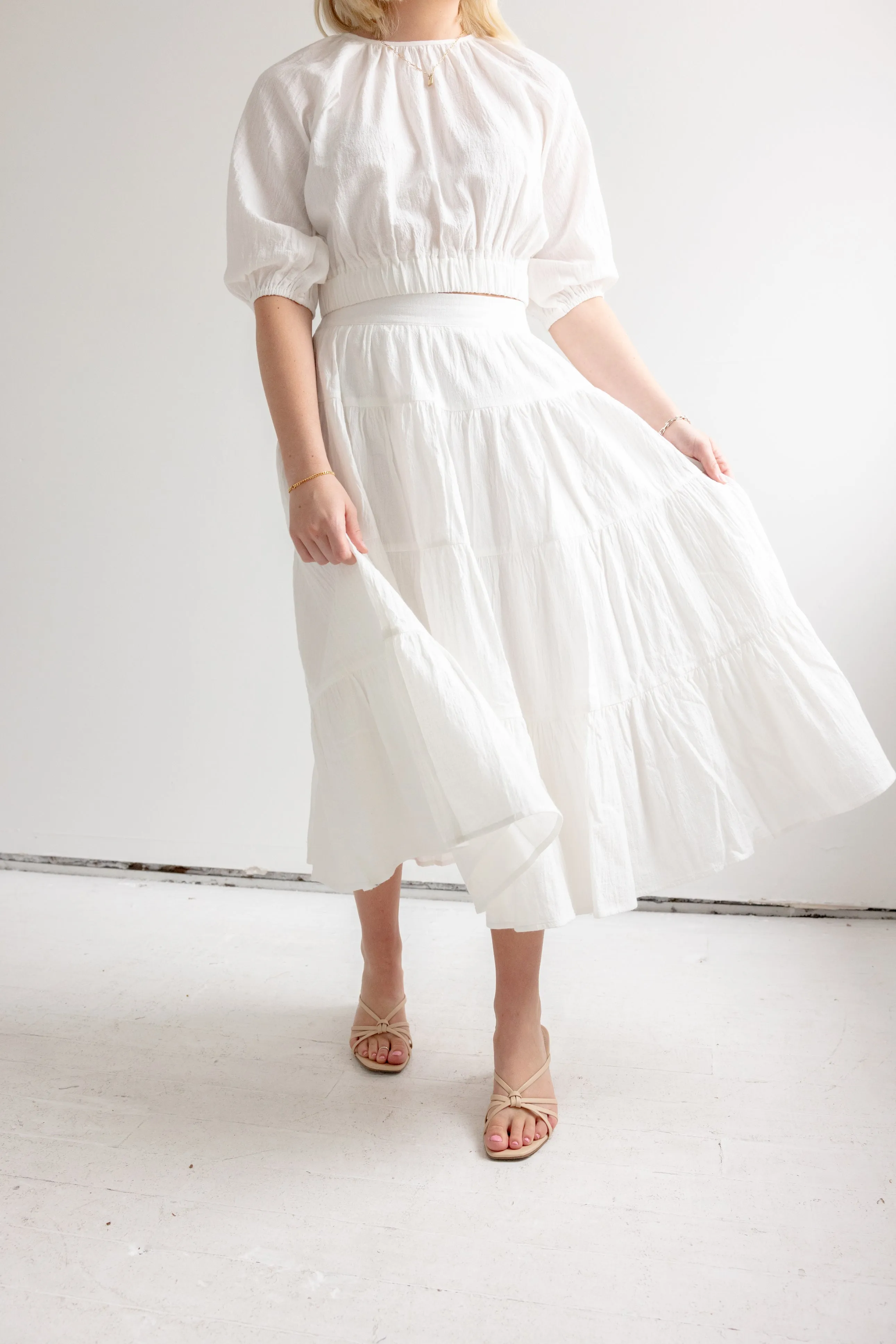 St. Tropez Skirt- White Senior Style Subtle Detail