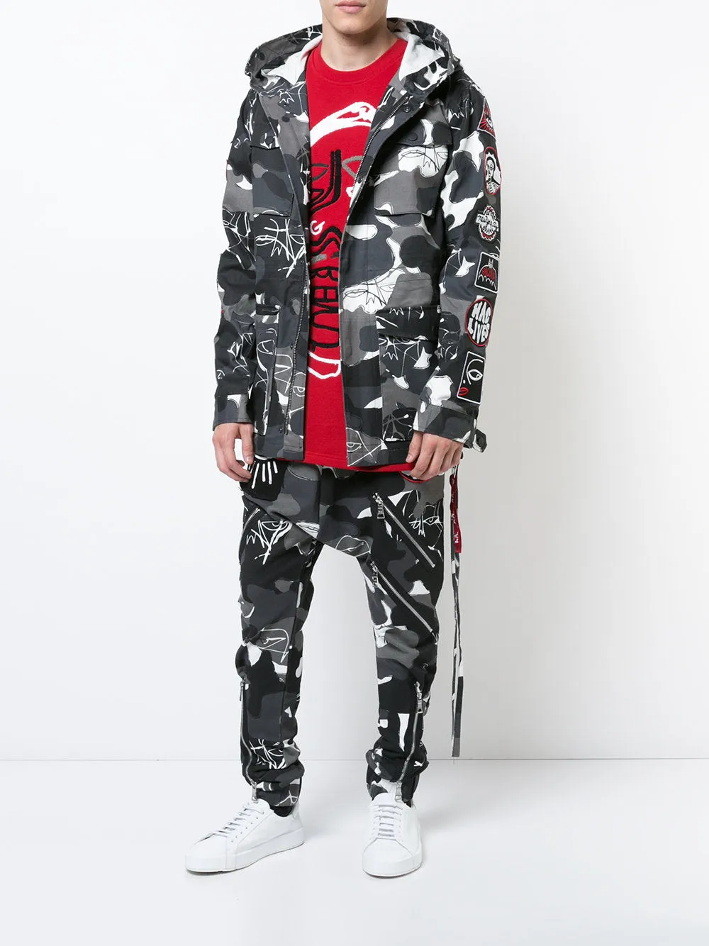 Quilted Stitching Pattern KUSTOM CAMO PARKA