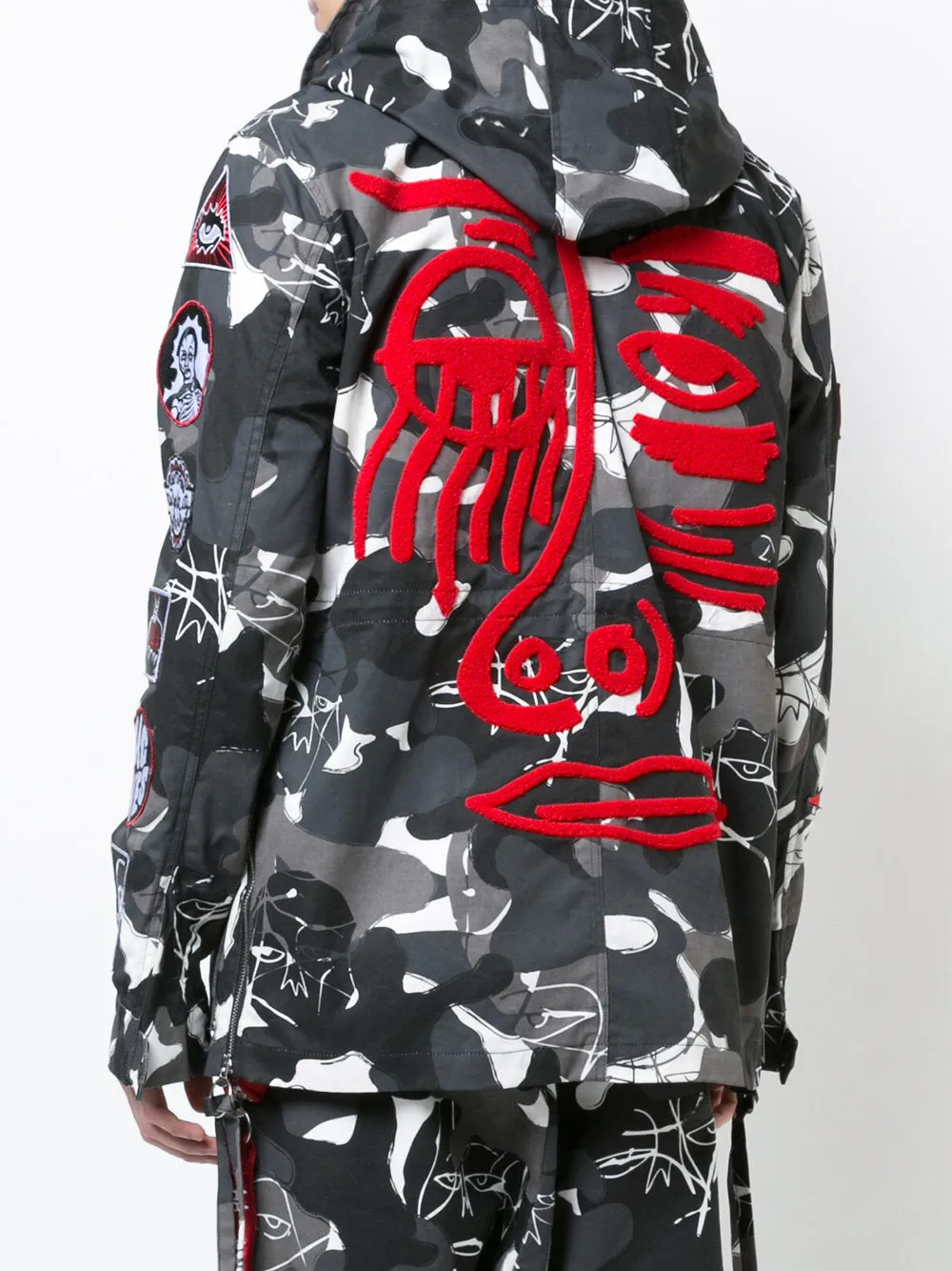 AdjustableDrawcordHem Lightweight Layer KUSTOM CAMO PARKA