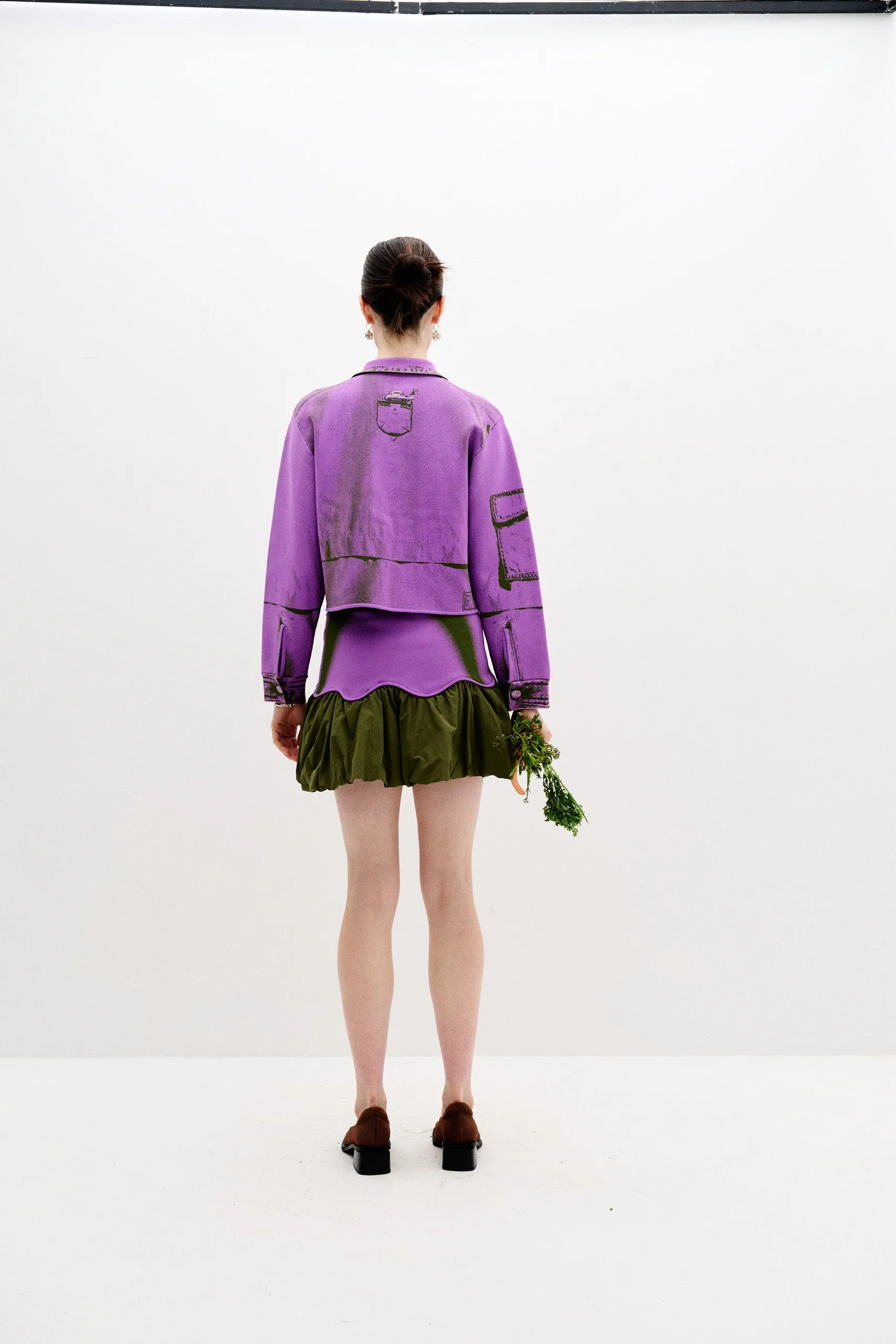 Quick Adjust Fit CLIVIA MIXED MEDIA MINI SKIRT