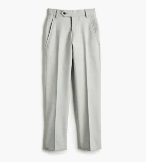 Boys Solid Suit Pants Perfect Movement Slim Silhouette