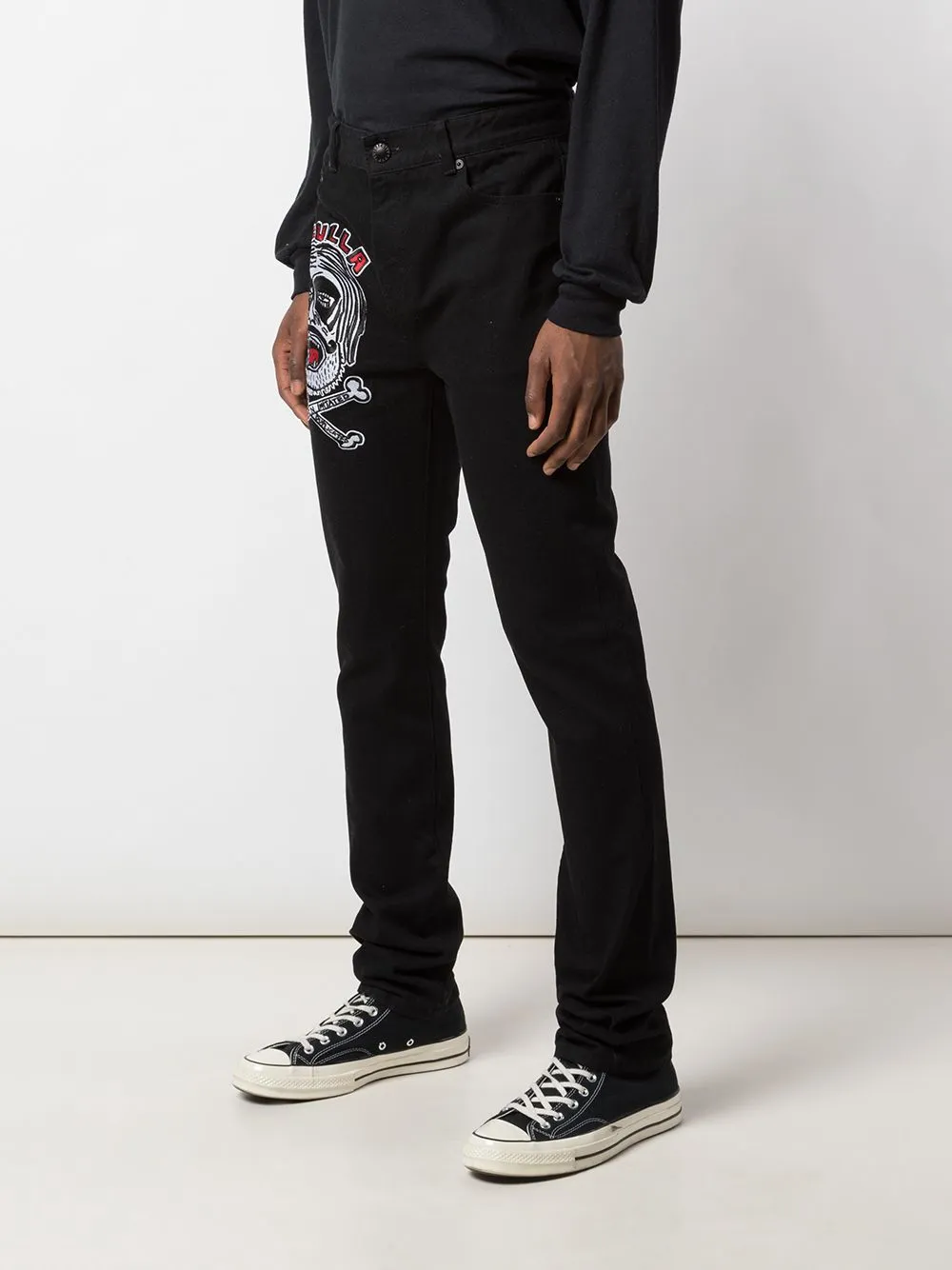 Ultra Soft Texture Tear Resistant Fabric OFTEN IMATED JEAN BLACK