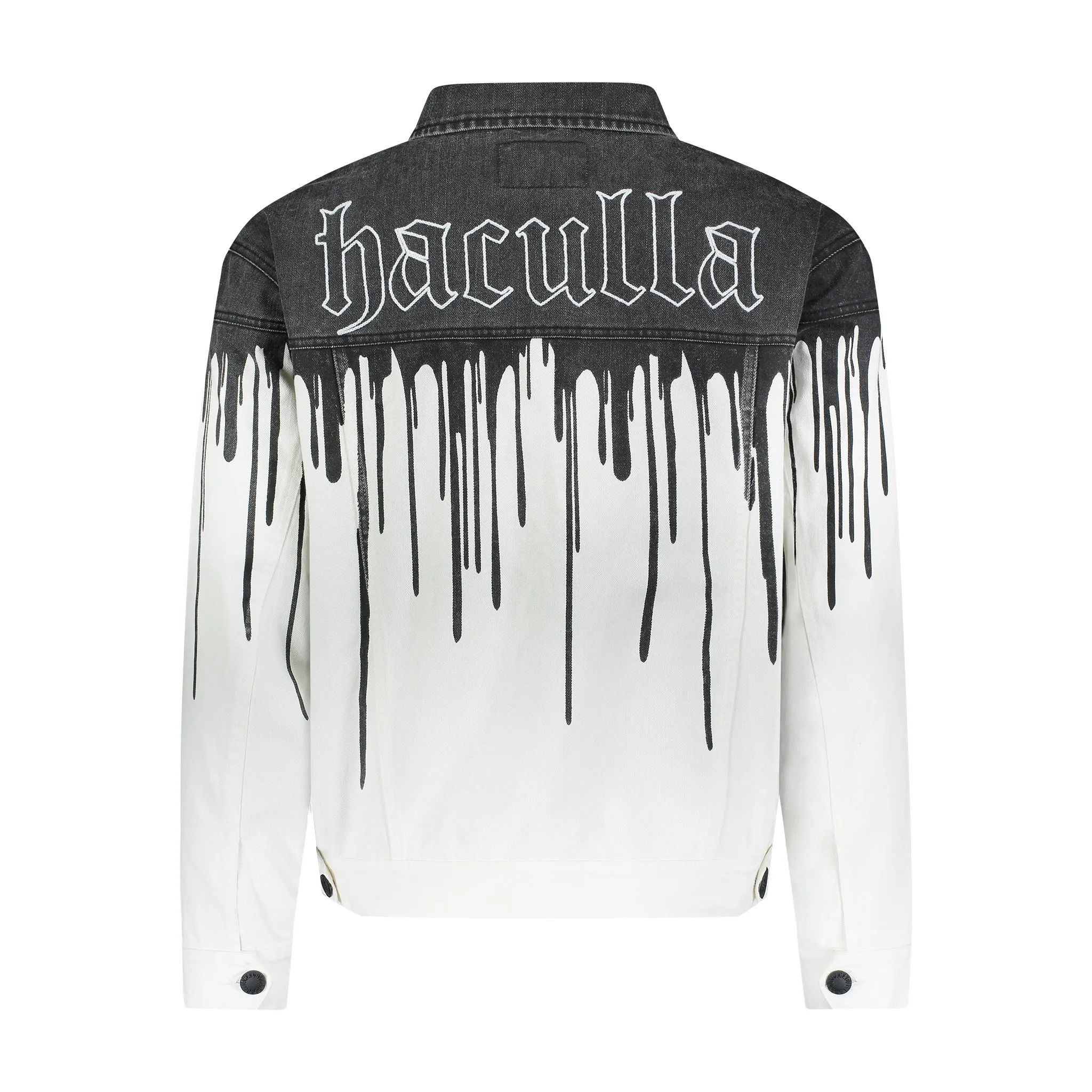 DRIPPING DENIM JACKET Water Resistant Shell Seamless Street Fit