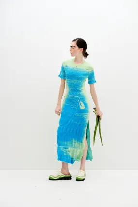 Airy Comfort VINCA LAKE PRINT MAXI DRESS