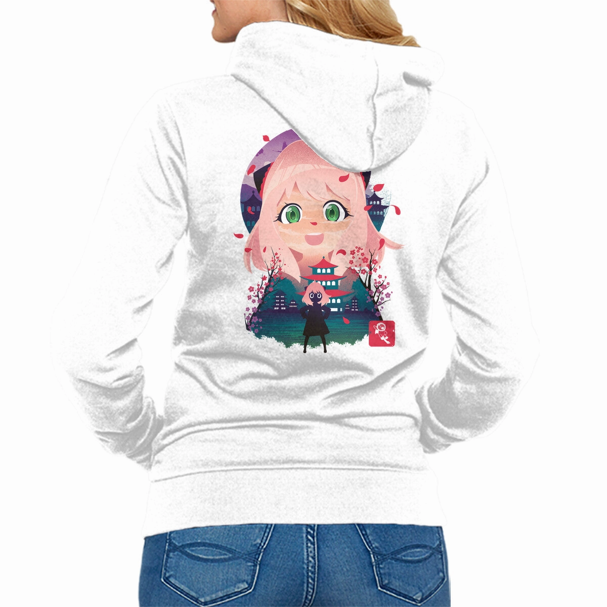 jewelry accents Soft Hoodie Anya Ukiyo E