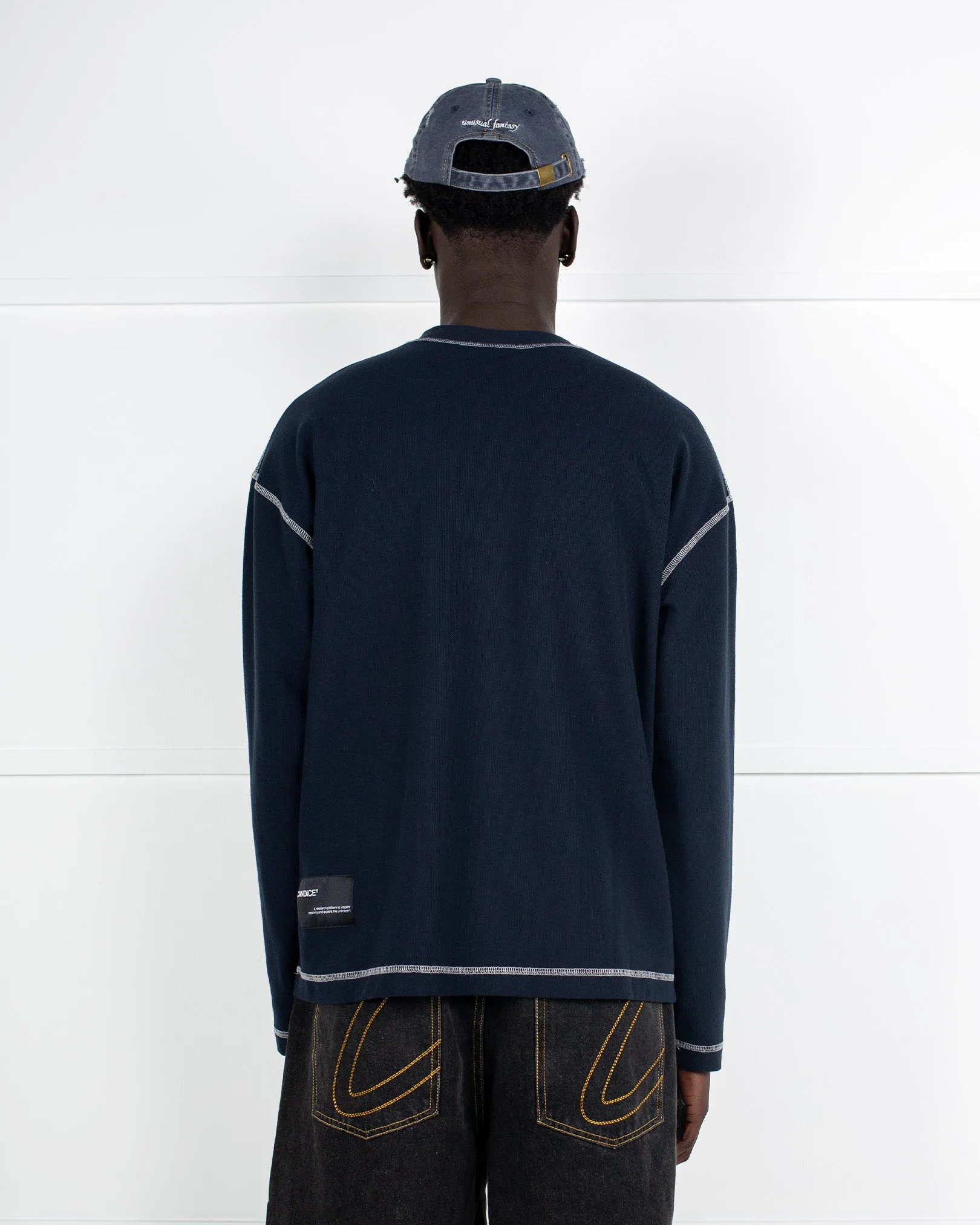 soft look Comfy Top Waffle Longsleeve Tee