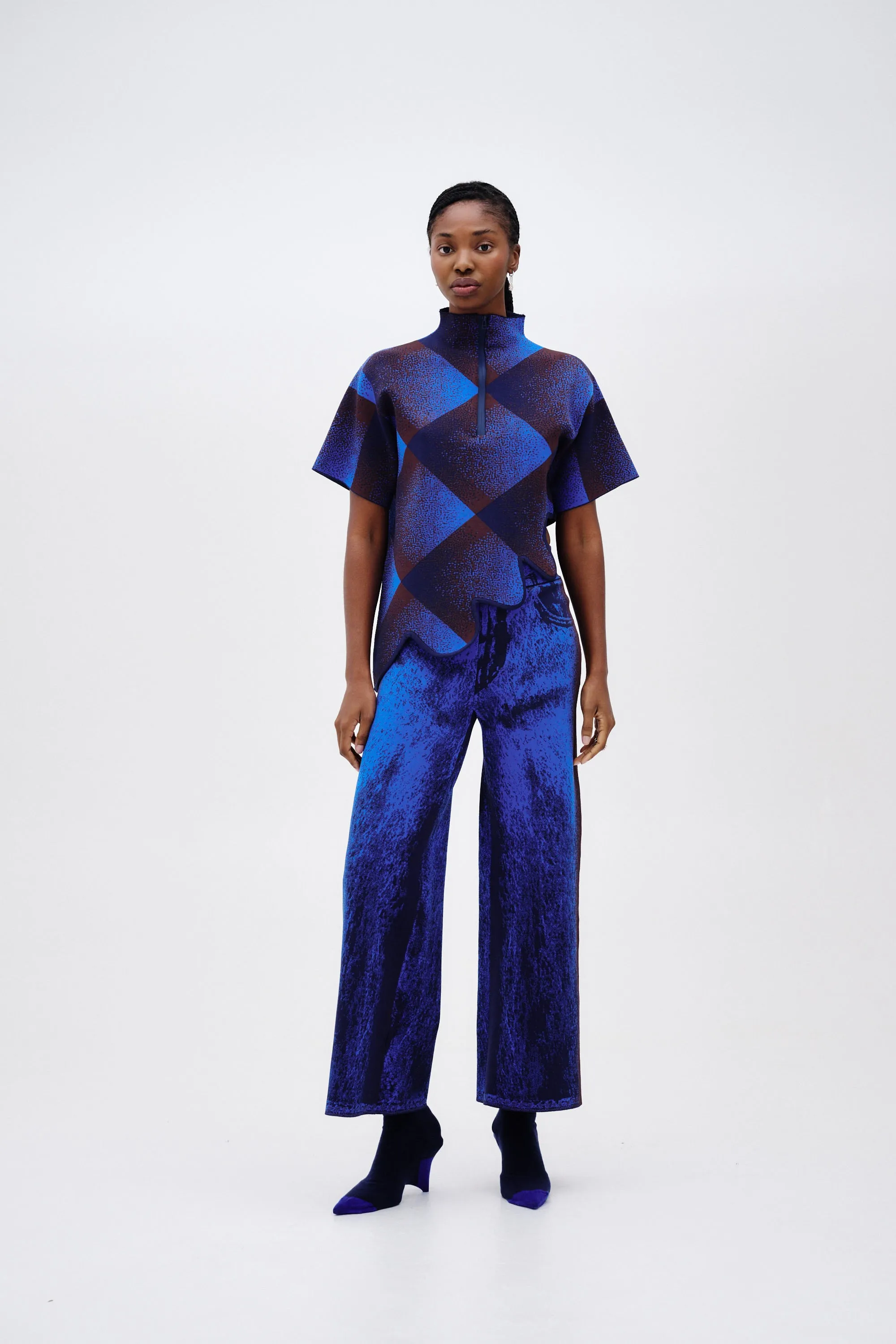 Durable Weave Workout-ready ZAHRA WIDE LEG PANTS