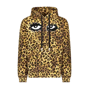ICONIC EYES ANIMAL HOODIE LEOPARD Leisure Wear Trend Fashion