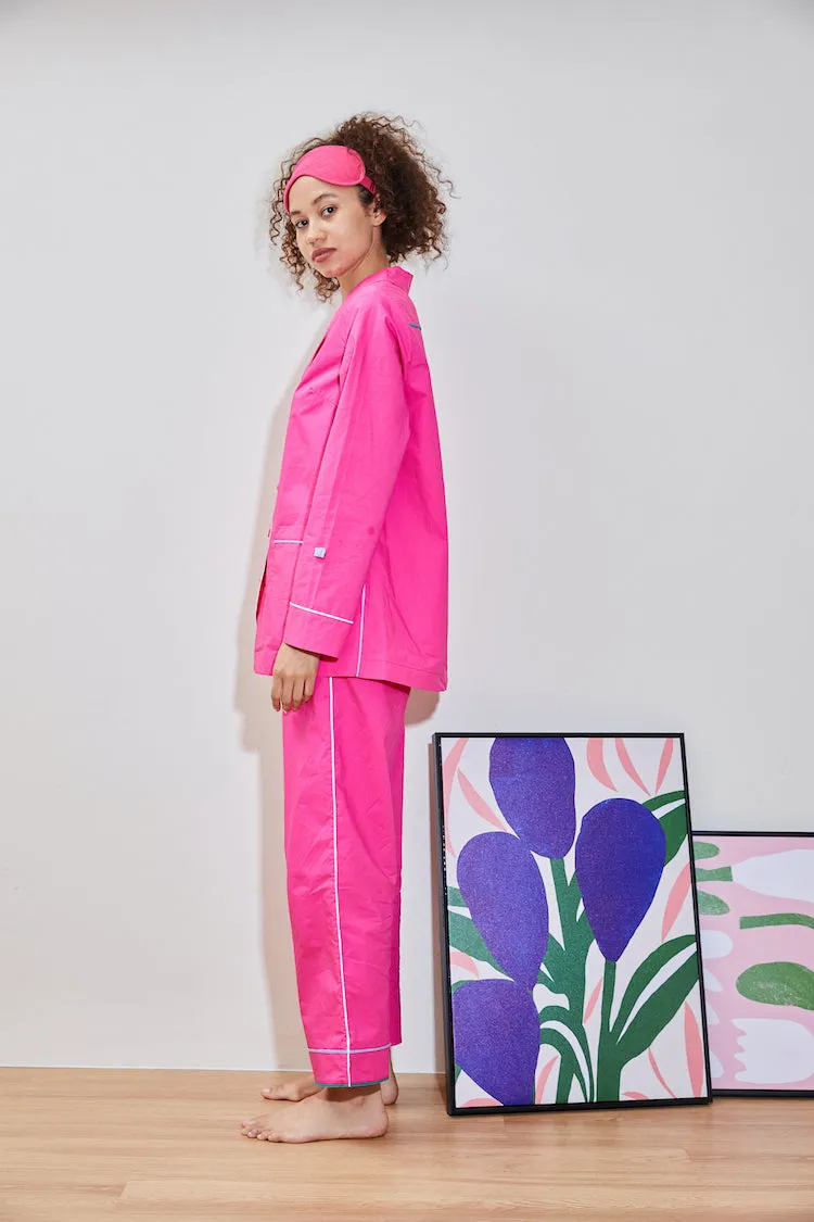 Body shaping WASABI COTTON PAJAMA SHIRT rose