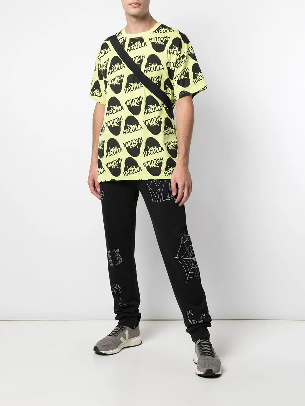 WATCHING YOU DROP SHOULDER TEE LIME Glossy Look