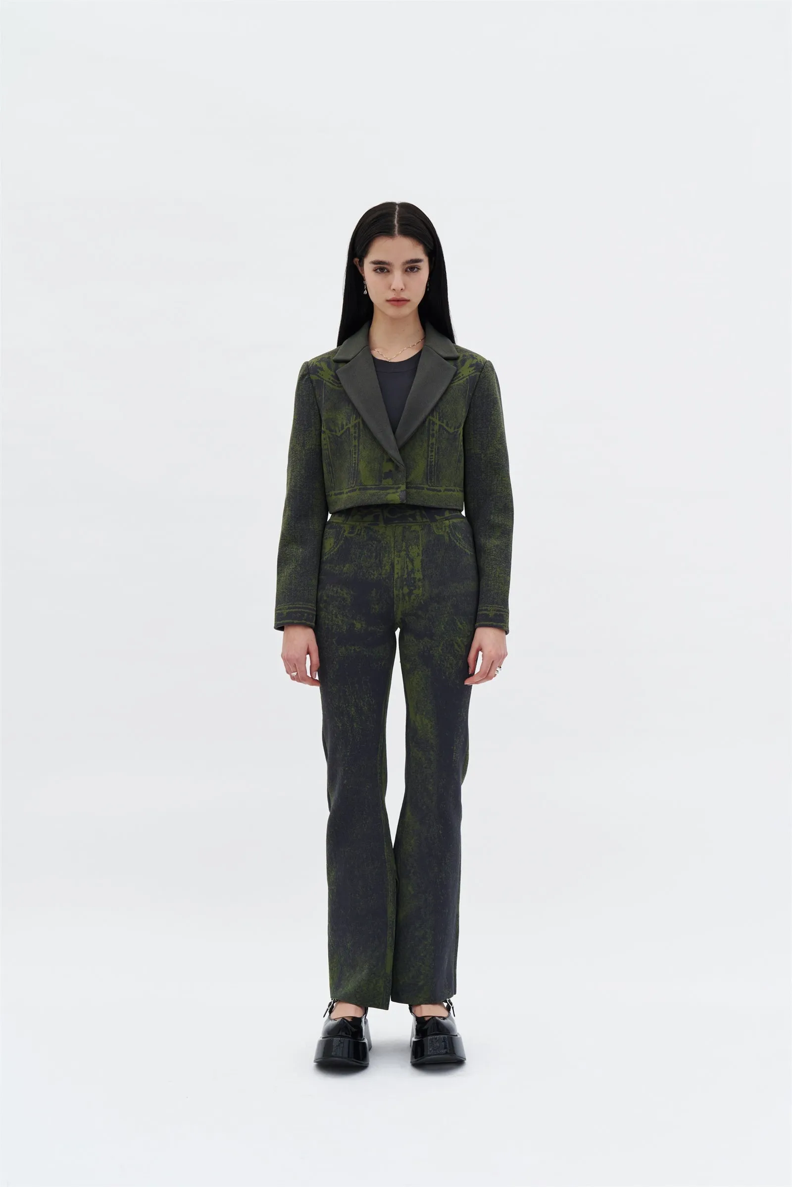 NUDI FAKE DENIM CROPPED JACKET Ski Use