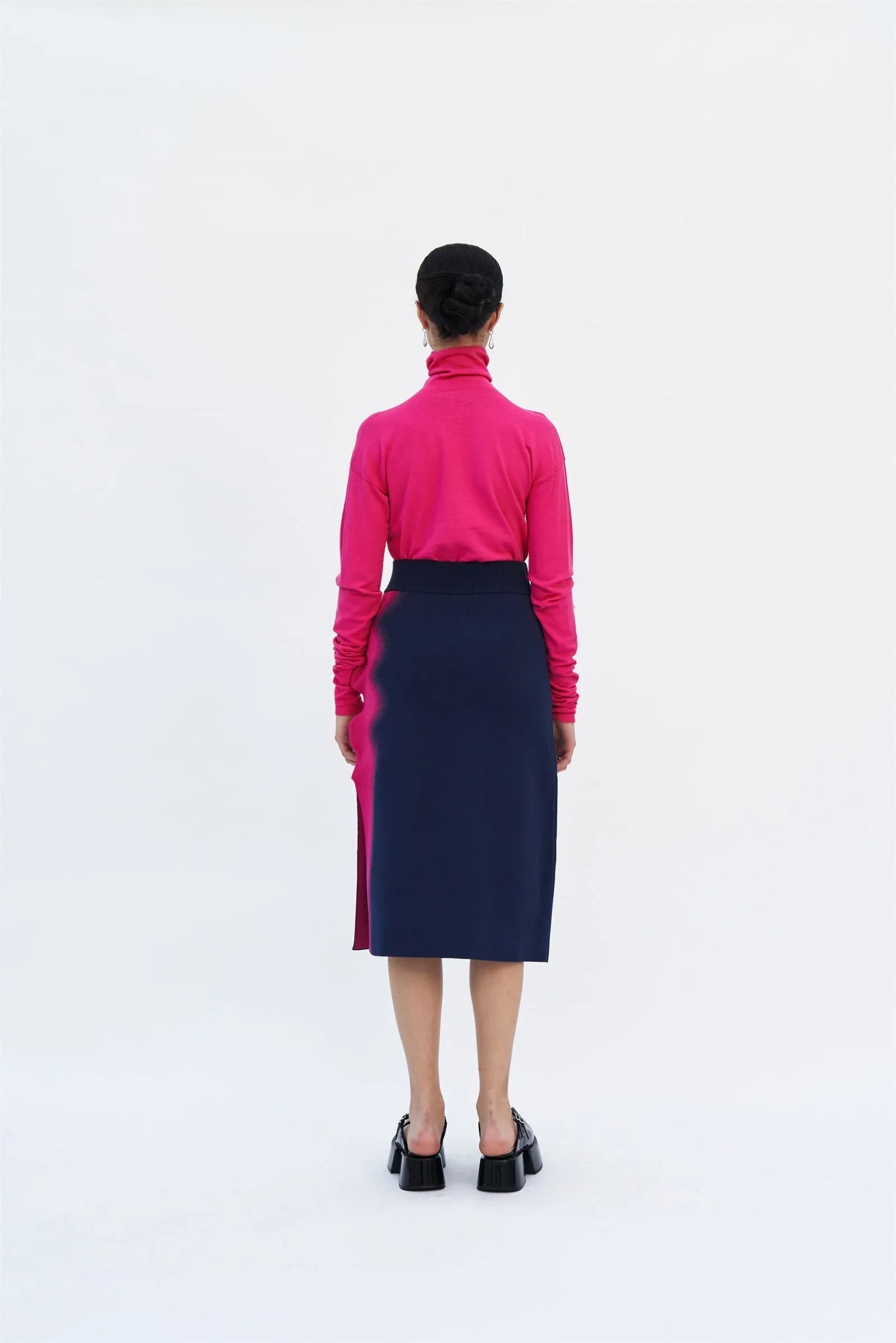 WILLANI SEAMLESS KNITTED TURTLENECK PULLOVER AntiMicrobialLining